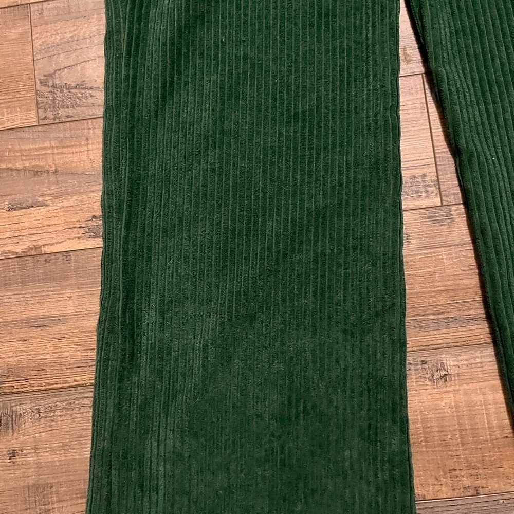 FAVLUX Forest Green Corduroy women Bottoms - Picture 2 of 6